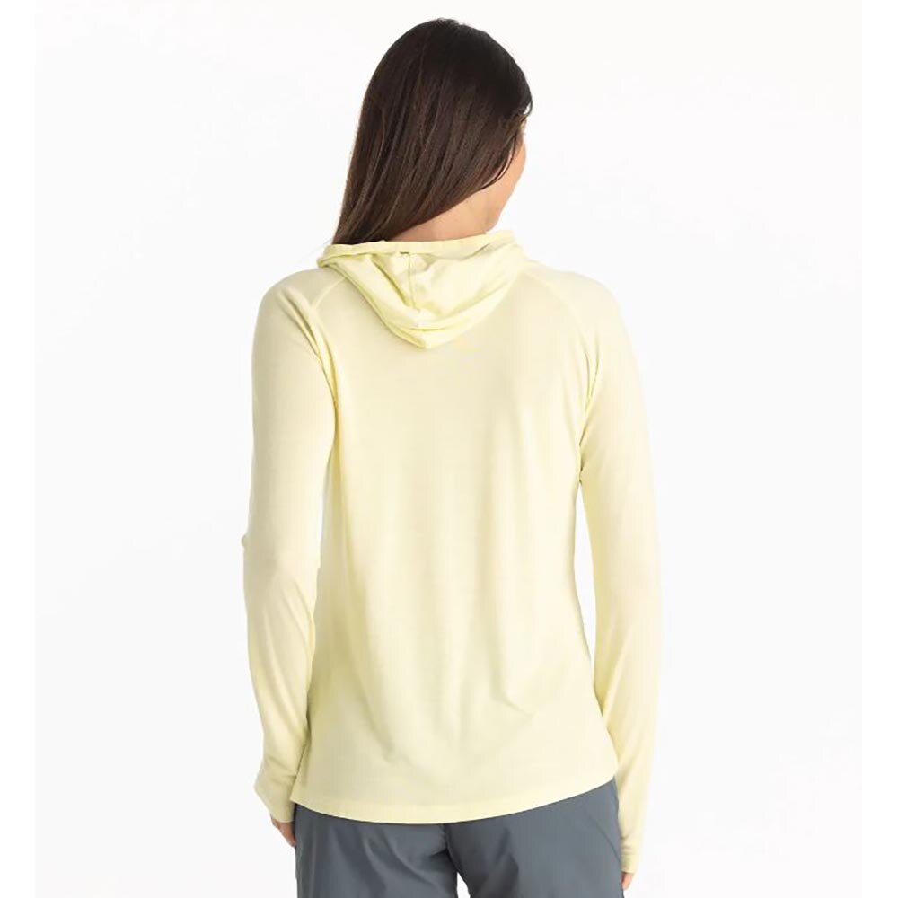 Free Fly Bamboo Lightweight Hoody Women's in Washed Citrus